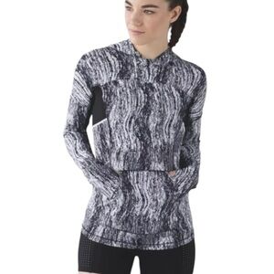 Lululemon Run Beam Hoodie Texture Twist Sz 4